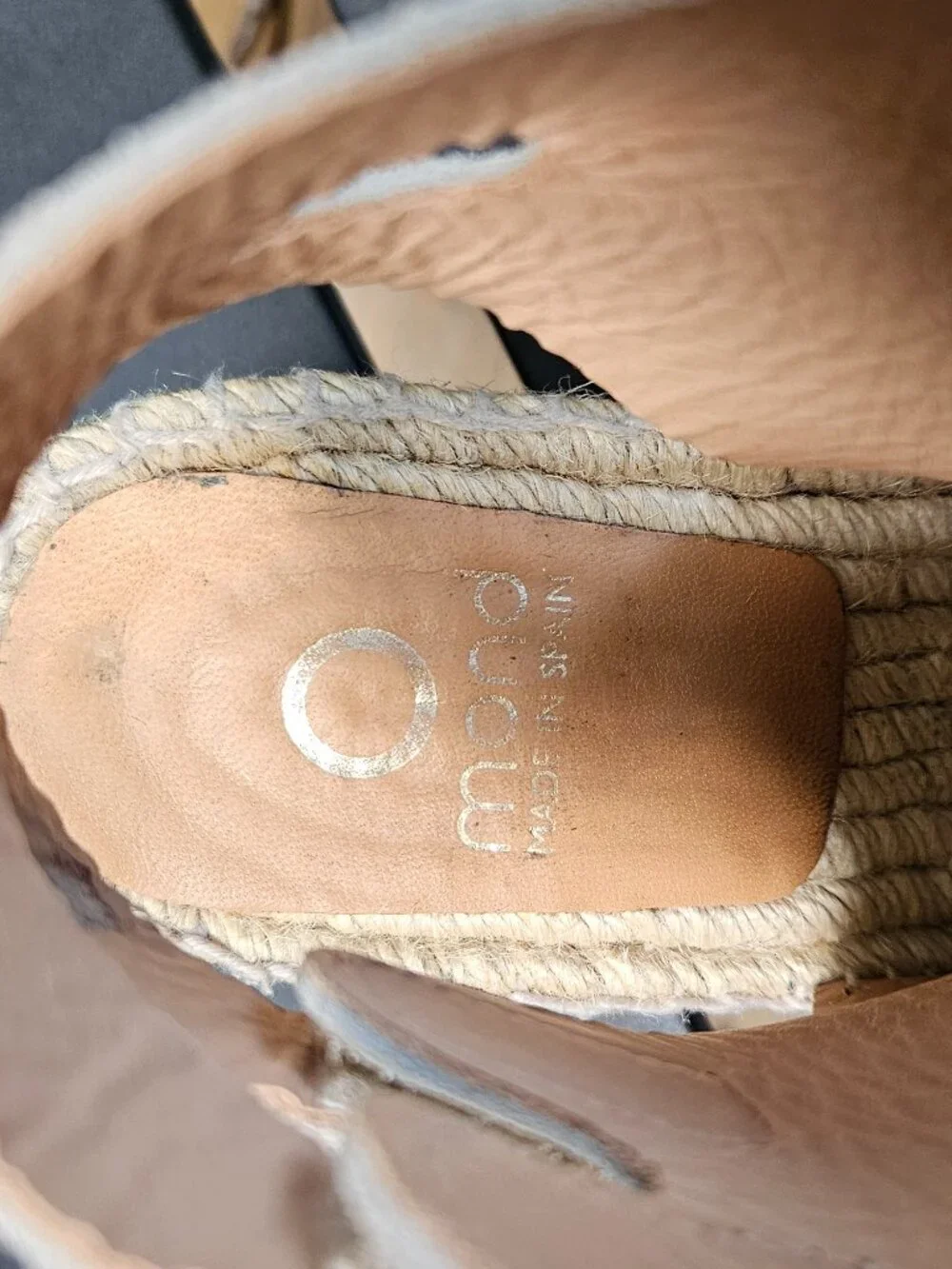 MOND Suede wedges espadrilles Sz 38 EU 7.5 US